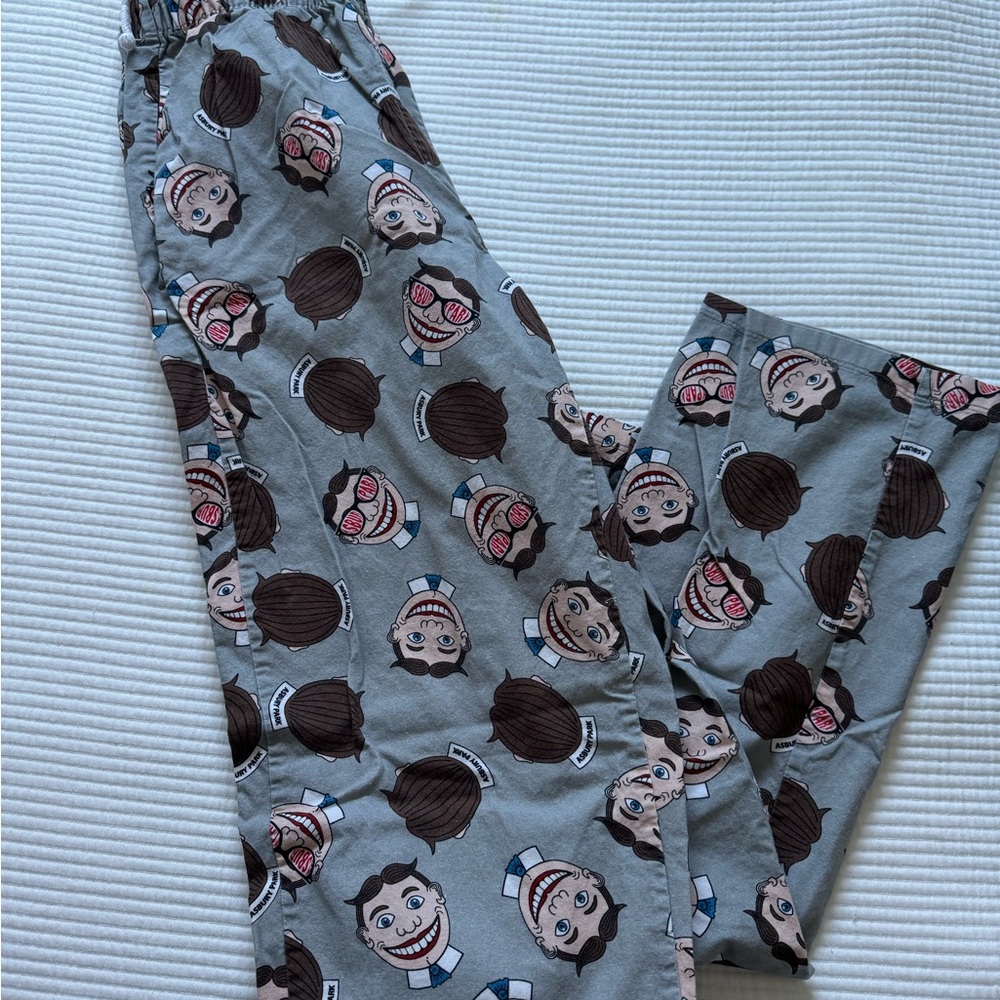Asbury Park Gray Graphic Pajama Pants
